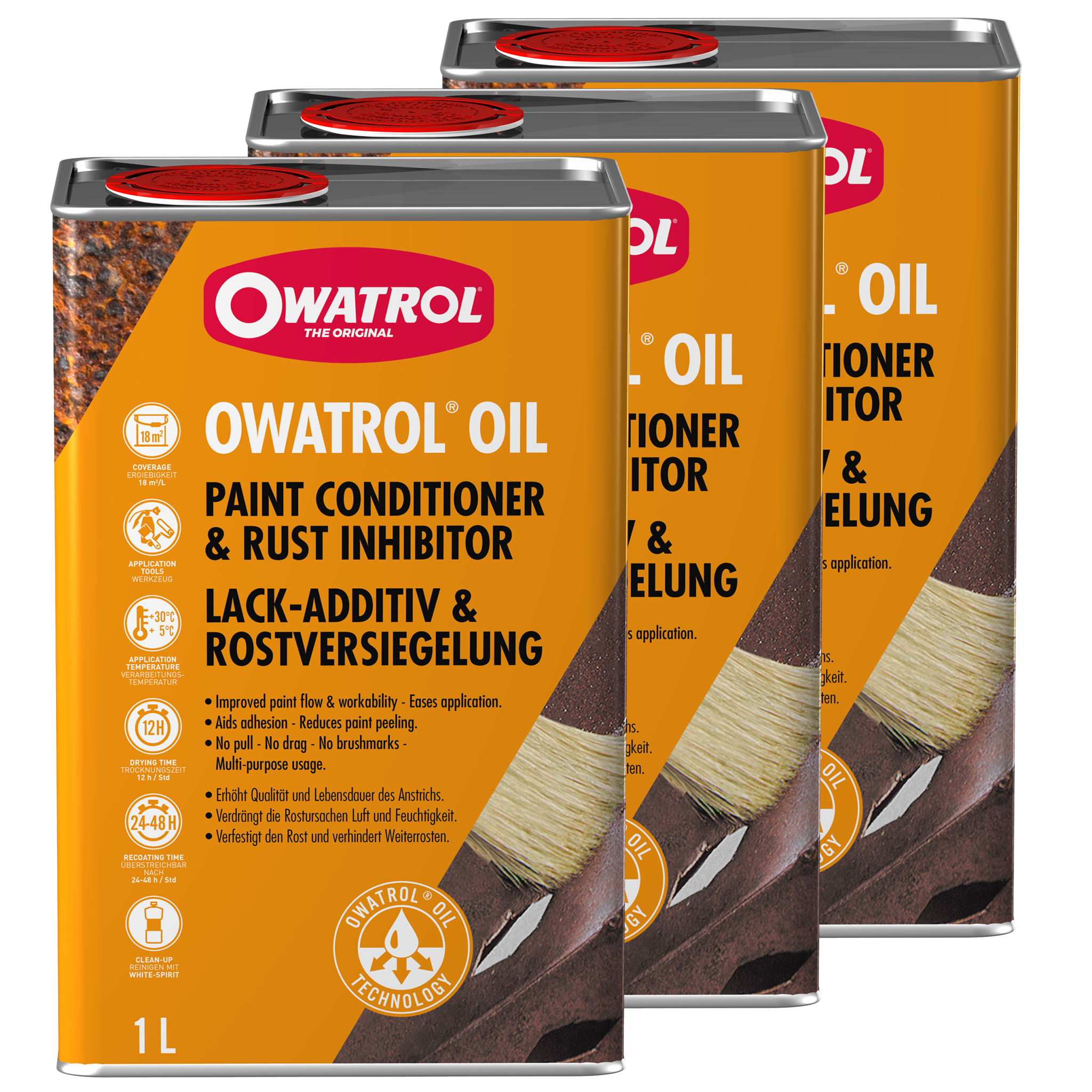 Bundle: OWATROL OIL - 3 x 1 Liter