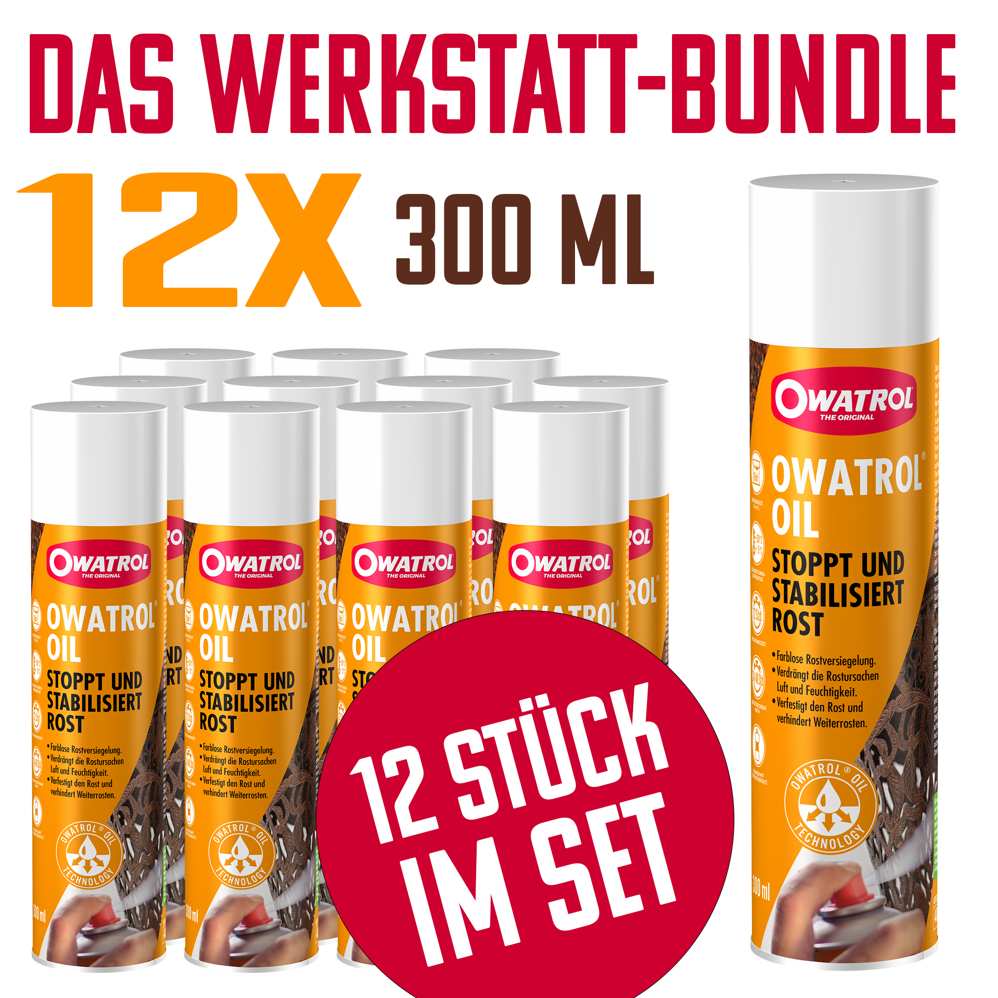 Bundle: OWATROL OIL - 12 x Spray