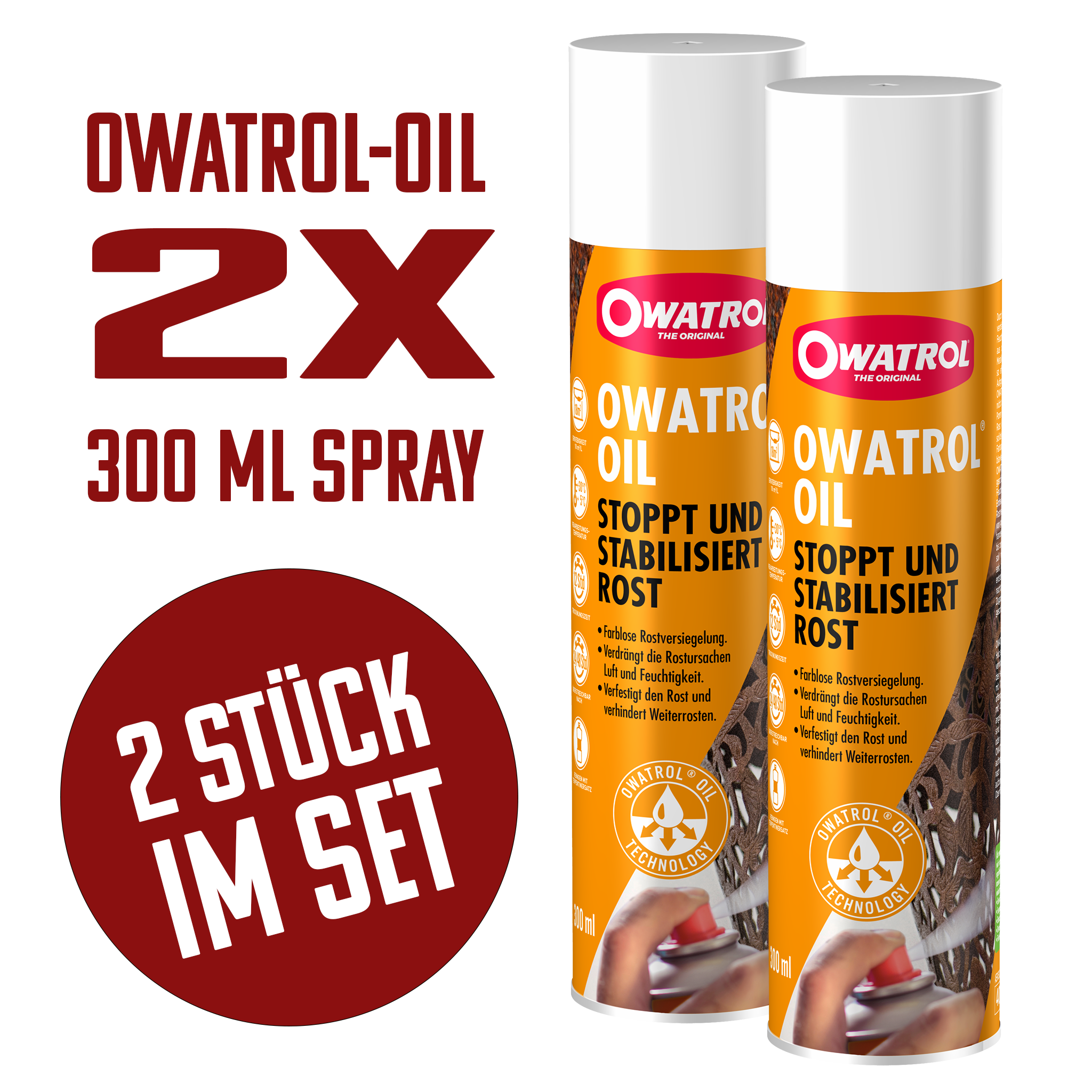 Bundle: OWATROL OIL - 2 x Spray